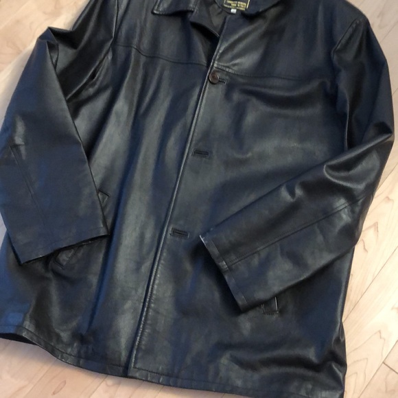 MEN’s AUTHENTIC ITALIAN made LEATHER Jacket European Size 54 - Picture 5 of 13